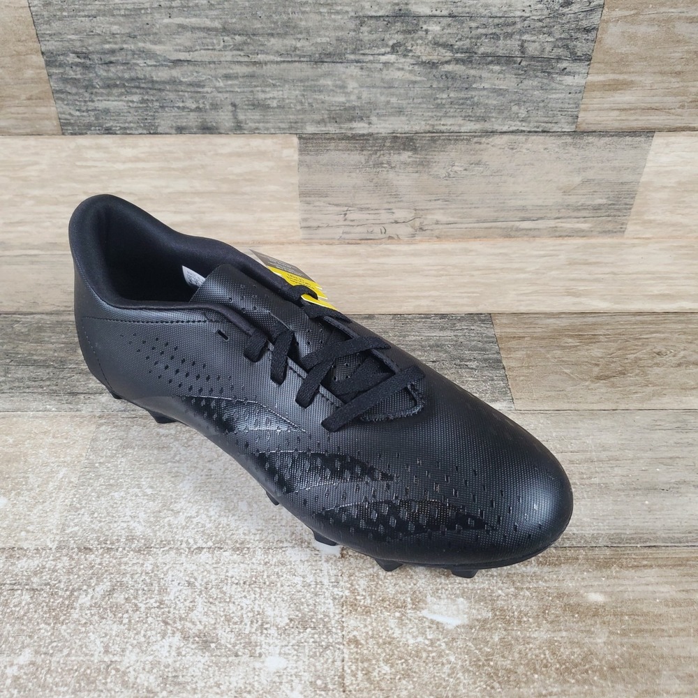 Adidas Predator Accuracy .4‎ FG Shoes Mens 8 / Womens 9 Black Soccer Cleats